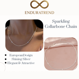 Sparkling Silver Collarbone Chain - European Design | Enduratrend